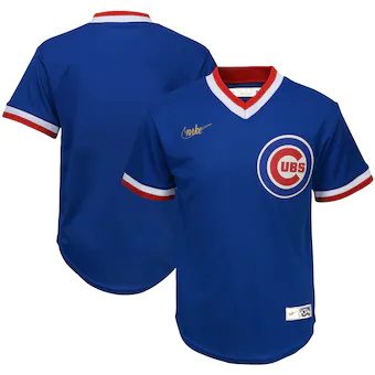 youth nike royal chicago cubs road cooperstown collection t